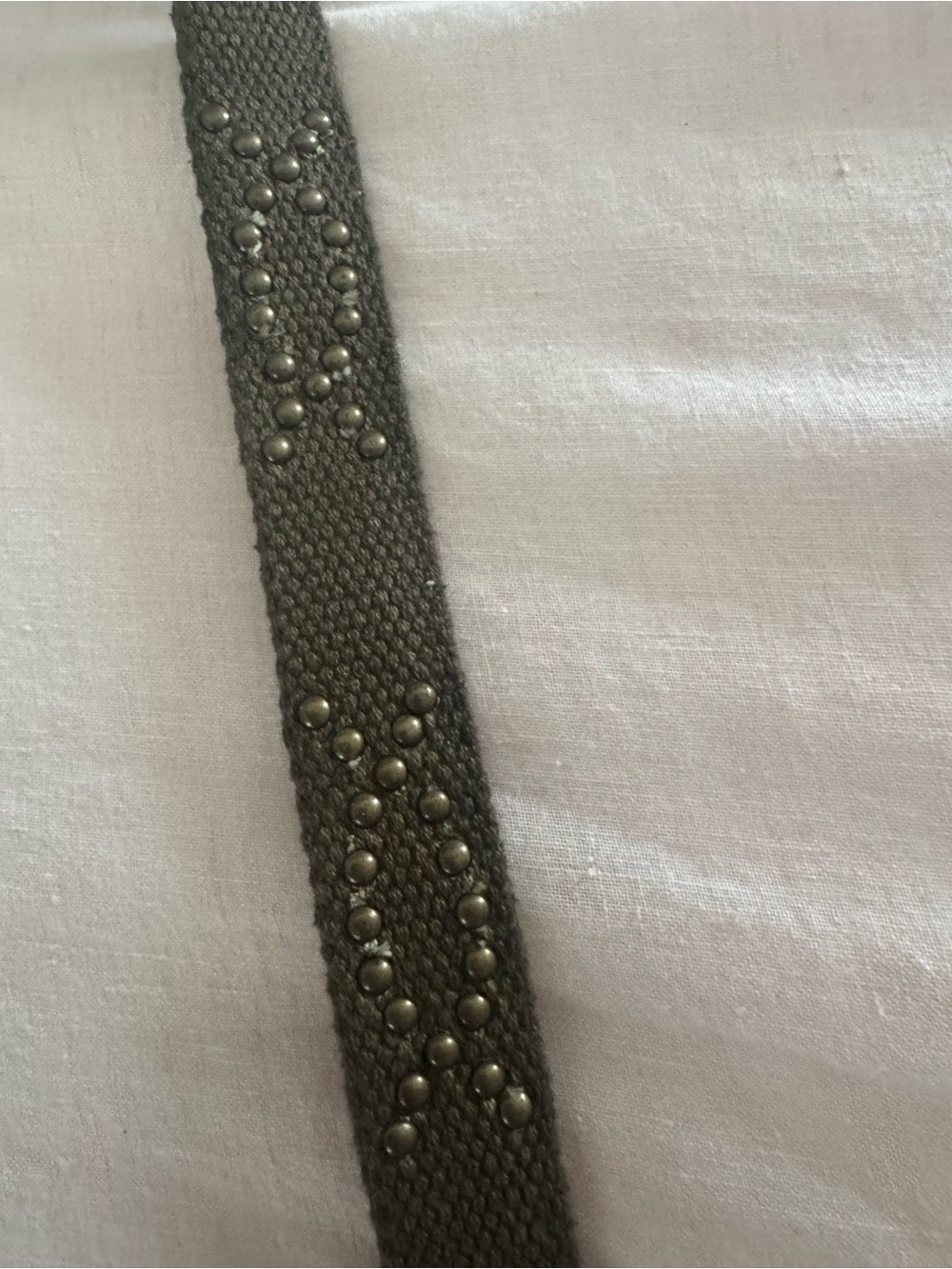 Free People Olive Green Studded Suspenders - Picture 2 of 5